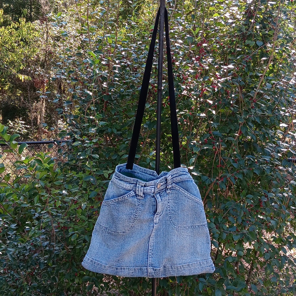 Handmade Y2K Retro Denim Purse Shoulder Bag